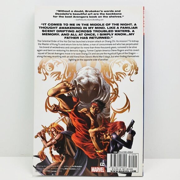 Secret Avengers Eyes of Dragon Marvel TPB Book Graphic Novel Comic Brubaker - Picture 2 of 10